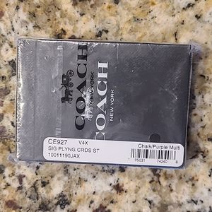 Coach playing cards